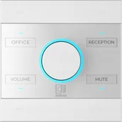 Pozostałe akcesoria sieciowe - Audac AUDAC NCP105/W Uniwersalny panel sieciowy PoE wersja biała - miniaturka - grafika 1