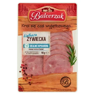 Balcerzak Kiełbasa żywiecka 90 g - Kiełbasa i wędliny - miniaturka - grafika 1