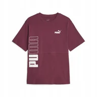 Koszulki i topy damskie - PUMA KOSZULKA POWER COLORBLOCK 67601222 r XS - miniaturka - grafika 1
