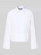 Koszule damskie - Bluzka koszulowa o kroju regular fit z szerokimi rękawami - miniaturka - grafika 1