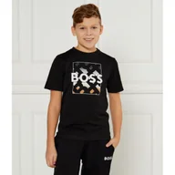 Koszulki dla chłopców - BOSS Kidswear T-shirt Regular Fit - miniaturka - grafika 1