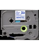 Taśmy do drukarek barwiące - Taśma laminowana do P-touch, Brother TZE-233 12mm biała/niebieski nadruk - miniaturka - grafika 1