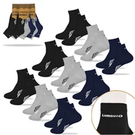 Skarpetki męskie - UMBRO Zestaw 9 Par Skarpety Męskie Quarter Zakostki 43/46 Na Prezent - miniaturka - grafika 1