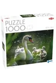 Puzzle - Puzzle 1000 Łabędź na jeziorze z dziećmi - miniaturka - grafika 1