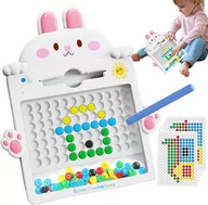 Tablice dla dzieci - WOOPIE Tablica Magnetyczna dla Dzieci Montessori MagPad Królik - miniaturka - grafika 1