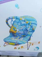 Leżaczki i huśtawki - BENBABY BR90001-P-2 LEŻACZEK wibracje melodie - miniaturka - grafika 1