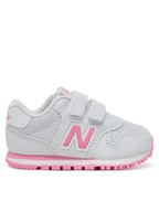 Buty dla dziewczynek - New Balance Sneakersy IV500QP1 Szary - miniaturka - grafika 1