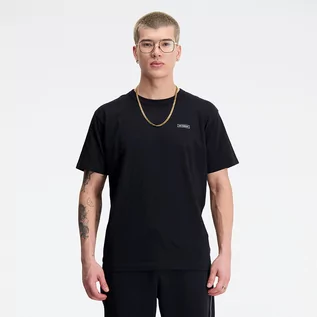 Koszulki męskie - Koszulka męska New Balance MT33517BK  czarna - grafika 1