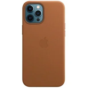 APPLE Portfel Leather Case do iPhone 12 Pro Max Naturalny brąz | MHKL3ZM/A - Etui i futerały do telefonów - miniaturka - grafika 1