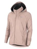 Kurtki i kamizelki sportowe damskie - Nike Kurtka w kolorze beżowym do biegania - miniaturka - grafika 1