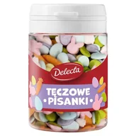 Dodatki do ciast w proszku - Delecta Posypka cukrowa dekoracyjna tęczowe pisanki 48 g - miniaturka - grafika 1