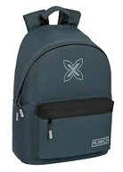 Torby na laptopy - Safta MUNICH CARBON - Plecak młodzieżowy na laptopa 14,1", idealny dla młodzieży w różnym wieku, wygodny i wszechstronny, jakość i wytrzymałość, 31 x 16 x 41 cm, kolor, Szary (Charcoal, Estándar, - miniaturka - grafika 1