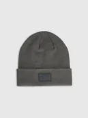 Czapki męskie - 4F Czapka beanie uniseks - szara Uniwersalny - miniaturka - grafika 1