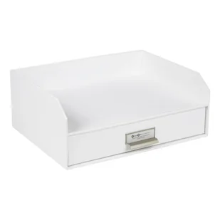Kartonowy organizer na dokumenty z szufladką Walter – Bigso Box of Sweden - Akcesoria na biurko - miniaturka - grafika 1