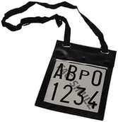 Akcesoria motocyklowe - Lampa 19907 uchwyt na talerze, podwójna kieszeń. - miniaturka - grafika 1