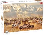 Puzzle - Tactic Puzzle Zebra Herd 500 elementów - miniaturka - grafika 1