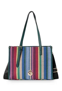 Letnia shopperka Nobo z plecionką - Torebki damskie - miniaturka - grafika 1