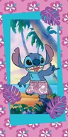 Ręczniki - Ręcznik kąpielowy Stitch 140 x 70 cm Halantex 100% bawełna Disney plażowy - miniaturka - grafika 1