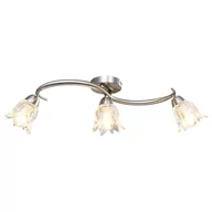 Lampy sufitowe - Vida Lampa sufitowa ze szklanymi kloszami na 3 żarówki E14 tulipany V-289230 - miniaturka - grafika 1