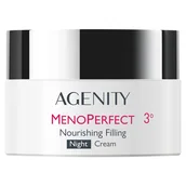 Kosmetyki do pielęgnacji twarzy męskie - Agenity 3° MenoPerfect, odżywczy krem wypełniający na noc, 50 ml - miniaturka - grafika 1