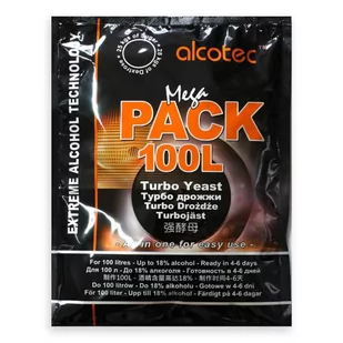 Drożdże Gorzelnicze Alcotec Mega Pack 100L - Domowy wyrób alkoholu - miniaturka - grafika 1