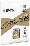 Karty pamięci - Emtec SDHC 16GB Class10 85MB/s UHS-I GOLD+ ECMSD16GHC10GP - miniaturka - grafika 1