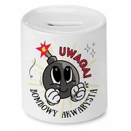 Skarbonki - Dla Akwarysty Skarbonka na Urodziny na Prezent z Nadrukiem ze Zdjęciem + Opakowanie na prezent (wzór 01) - miniaturka - grafika 1