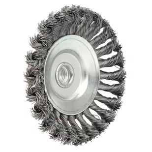 Szczotka druciana drut skręcany Czołowa Boczna M14 125mm FALON-TECH - Materiały ścierne - miniaturka - grafika 4