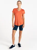 Koszulki sportowe damskie - Dare 2b Koszulka sportowa "Vigilant Tee" w kolorze pomarańczowym - miniaturka - grafika 1