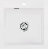 Zlewozmywaki - Zlew SystemCeram MERA 51 POLAR 13 (biały mat) (50010113) - miniaturka - grafika 1
