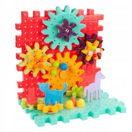 Klocki - Tg59945 Klocki Konstrukcyjne Zestaw Ruchome Zębatki 268 El. - miniaturka - grafika 1