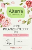 Mydła - Alterra Mydło W Kostce Roślinne Z Wyciągiem Z Kwiatów Róży 100 G - miniaturka - grafika 1
