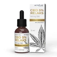 Suplementy naturalne - ACTIVLAB CBD 5% Relaks z ashwagandhą, 12ml >>  od 49zł  << - miniaturka - grafika 1