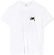 Koszulki męskie - Lee Pride Tee Chest Grap Męski T-Shirt White L63Gfe12-2Xl - miniaturka - grafika 1