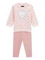Legginsy - Guess Komplet bluza i legginsy A5BG14 KAD74 Różowy Regular Fit - miniaturka - grafika 1