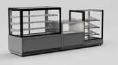Szafy i witryny chłodnicze - Lada cukiernicza neutralna MAWI TRIO 1.4 - miniaturka - grafika 1