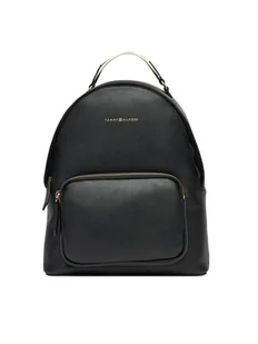 Tommy Hilfiger Plecak Th Logotape Backpack AW0AW17471 Czarny - Plecaki - miniaturka - grafika 1