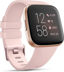 Opaska / Pasek Braders do Fitbit Versa / Versa 2 / Versa Lite pudrowy róż - Akcesoria do smartwatchy - miniaturka - grafika 1