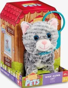 Tm Toys Happy Pets - Cat In Leash 31511164 /Interactive Pets and Robots /Grey - Roboty dla dzieci - miniaturka - grafika 1