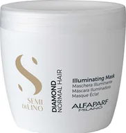 Maski do włosów - Alfaparf Alfaparf Semi Di Lino DIAMOND maska rozświetlająca do włosów normalnych 500ml 12652 - miniaturka - grafika 1