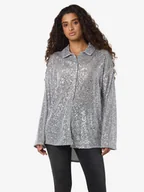 Bluzki damskie - Noisy may Bluzka w kolorze szarym - miniaturka - grafika 1