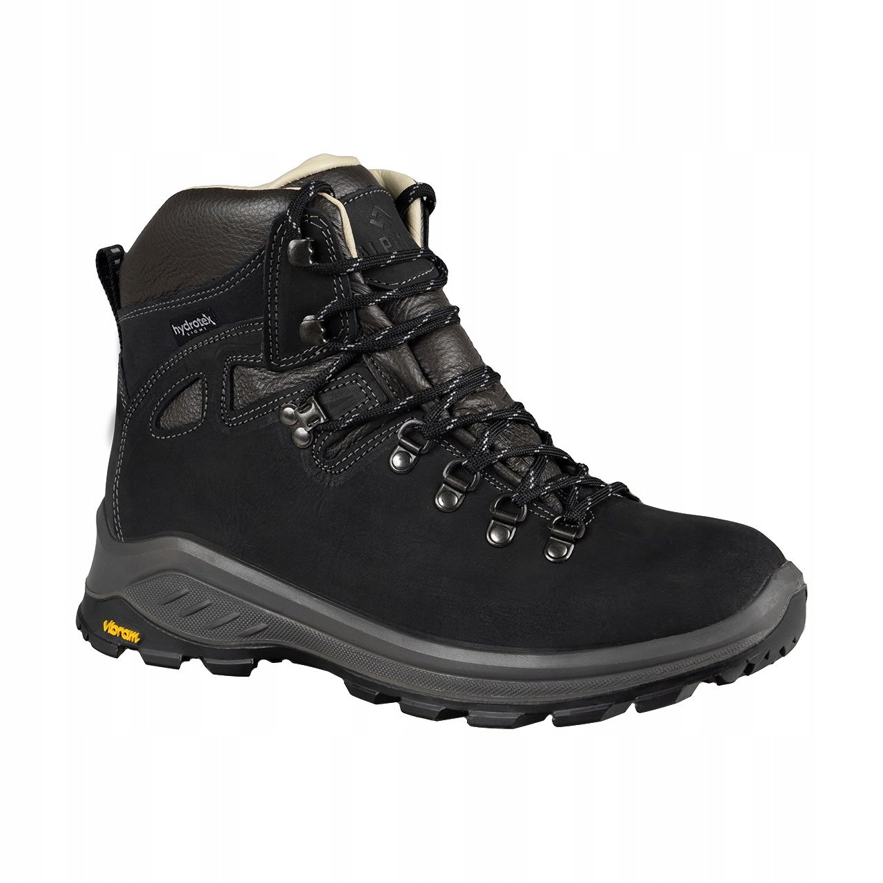 Buty trekkingowe męskie Alpinus Parnas czarne Vibram Membrana Hydrotex 45