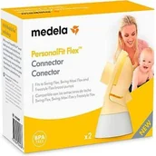 Laktatory - Konektor do laktatora Medela PersonalFit Flex Connector 2 szt - miniaturka - grafika 1