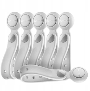 Opaska na kable Joyroom JR-ZS422 silikonowa, z magnesem, zestaw 6 sztuk - biała - Kable USB - miniaturka - grafika 1