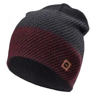 Czapki damskie - Czapka Hi-tec Rolo 92800438518 (kolor Czarny. Czerwony, rozmiar ONE SIZE) - miniaturka - grafika 1