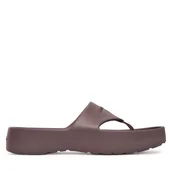 Klapki i japonki damskie - Japonki Calvin Klein One Piece Eva Flip Flop Thong HW0HW02957 Brązowy - miniaturka - grafika 1