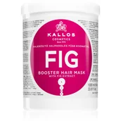 Maski do włosów - Kallos Fig Booster Hair Mask With Fig Extract, maska z wyciągiem z fig do włosów cienkich i pozbawionych blasku, 1000 ml - miniaturka - grafika 1