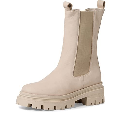 Tamaris Damskie klasyczne kozaki, damskie kozaki, wymienna wkładka, Comfort Lining, braun antelope 375, 36 EU