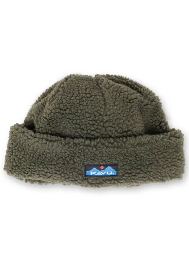 Czapka zimowa Kavu Fur Ball Beanie - moss