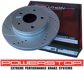 Tarcze hamulcowe - Przednia WIERCONA NACINANA tarcza hamulcowa POWERSTOP EVOLUTION Dodge RAM 1500 336mm 5 szpilek 2002- - miniaturka - grafika 1